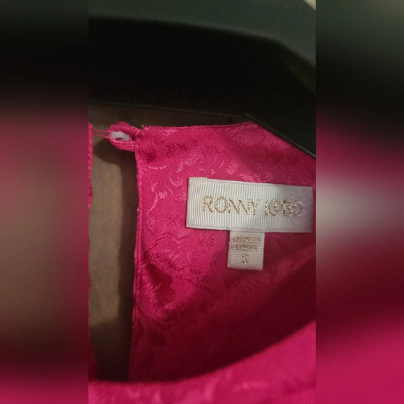 RONNY KOBO Kyle AsymetricalCutout Ruched Sleeveless Dress in Pink. Small NWT - Picture 6 of 10